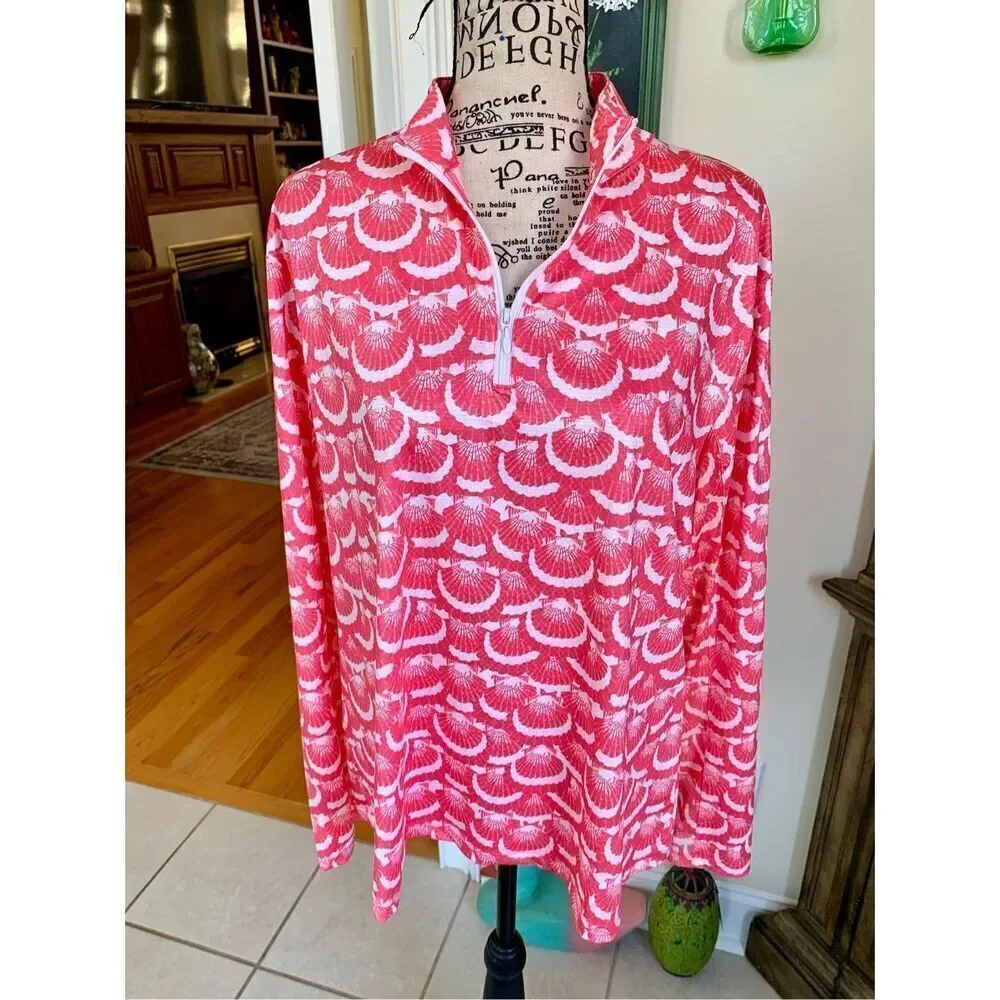 Gottex Coral Seashell Tennis/Golf/Pickleball Top - Picture 8 of 8